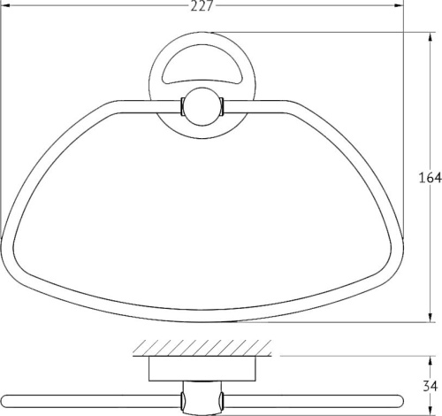 Полотенцедержатель FBS Ellea ELL 022 фото 2