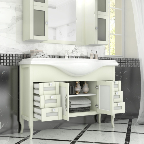 Мебель для ванной Opadiris Мираж 120 слоновая кость фото 5