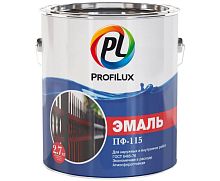 Эмаль ПФ-115 универсальная алкидная Profilux матовая белая 1,9 кг.