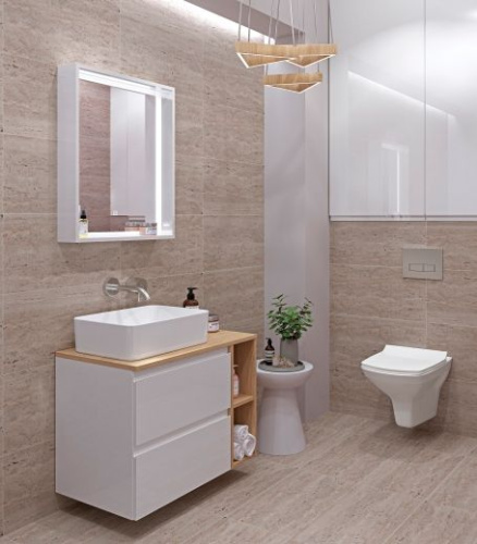 Унитаз подвесной Cersanit Carina XL Clean On DPL EO slim фото 3