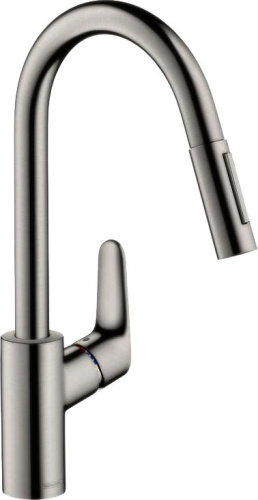 Смеситель Hansgrohe Focus M41 73880800 для кухонной мойки, сталь