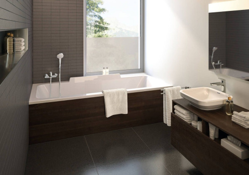 Душевой гарнитур Hansgrohe Croma Select E 26424400 белый, хром фото 3