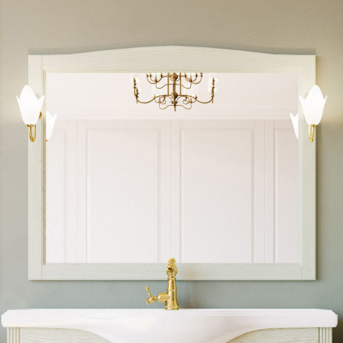 Мебель для ванной ValenHouse Эллина 120 слоновая кость, фурнитура золото фото 5
