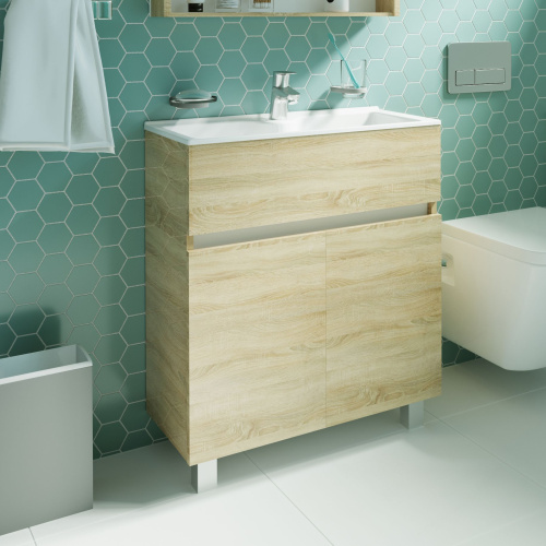 Мебель для ванной 1MarKa Mira 60H дуб сонома