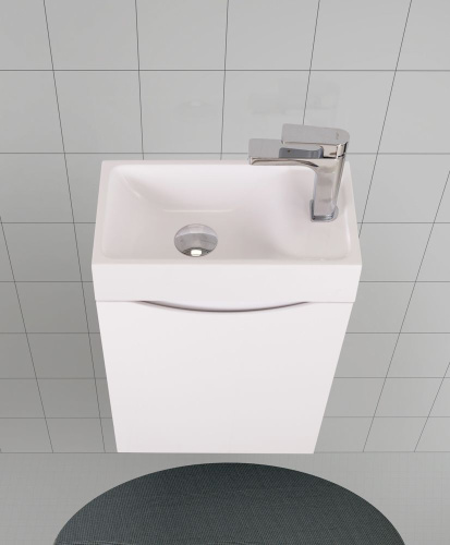 Мебель для ванной Art&Max Liberty L, 40, подвесная, Bianco Lucido фото 2