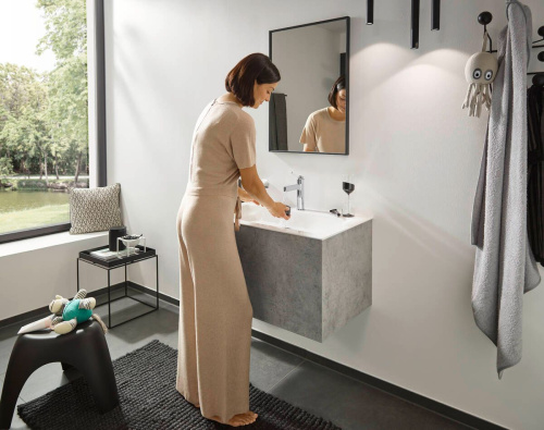 Смеситель Hansgrohe Finoris 110 76024000 для раковины, хром фото 7