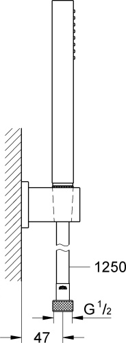 Душевой гарнитур Grohe Euphoria Cube Stick 27702000 фото 5