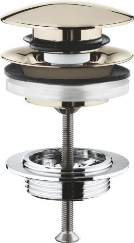 8 750 руб. Донный клапан для раковины Grohe 65807BE0 никель Донный клапан для раковины Grohe 65807BE0 никель