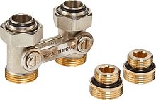 Узел нижнего подключения Royal Thermo 1/2"х3/4" EK, прямой