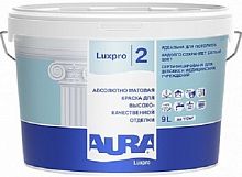 Краска "ЛюксПро 2" (LuxPRO 2) латексная матовая для потолков "Аура/Aura" 2,5 л Белая