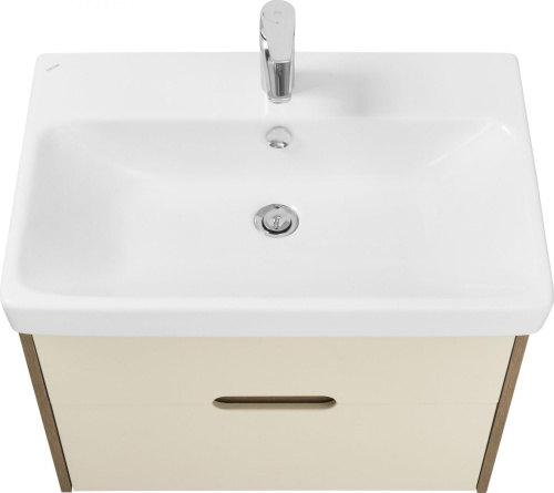 Мебель для ванной AQUATON Оливия 70 бежевый/дуб велл фото 12