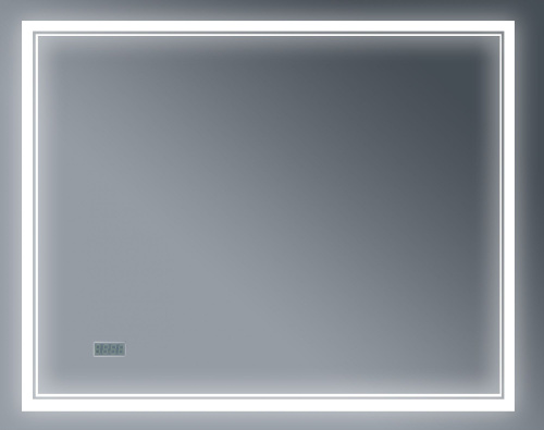 Зеркало Бриклаер Эстель-2 100 с подсветкой, с часами фото 5