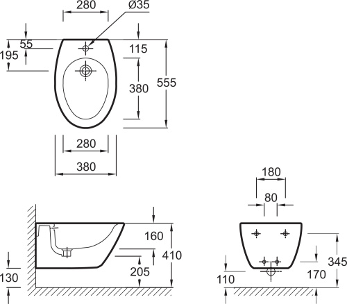 39 290 руб. Биде подвесное Jacob Delafon Presquile E4441 фото 6 Биде подвесное Jacob Delafon Presquile E4441 фото 6