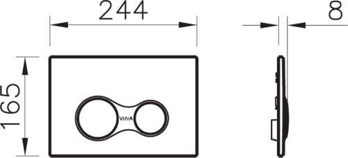 Комплект Унитаз приставной BelBagno Prado BB10150CB + Крышка-сиденье с микролифтом + Смывной бачок скрытого монтажа VitrA 800-2019 с кнопкой смыва, белый фото 6