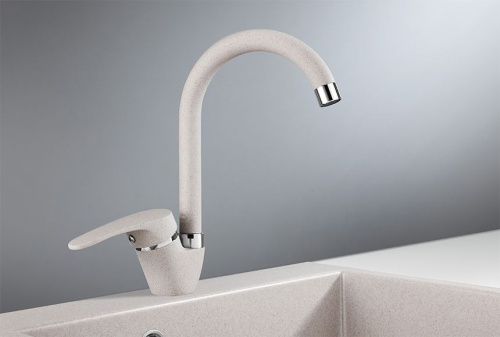 Смеситель Granula GR-1024 для кухонной мойки, антик фото 2