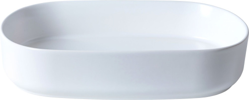 Раковина Allen Brau Fantasy Oval 55x36, белая матовая фото 2
