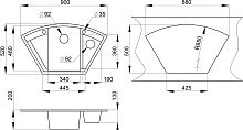 Мойка кухонная Granula GR-9001 графит