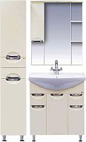 Мебель для ванной Misty Орхидея 75 бежевая эмаль