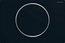 Кнопка смыва Geberit Sigma 10 115.758.14.5 черная матовая, хром глянцевый