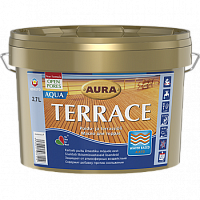 Масло для террас AURA Terrace Aqua  Бесцветное 9 л.