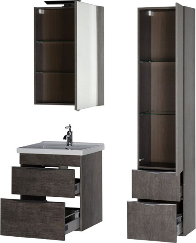 Мебель для ванной Aquanet Эвора 60 дуб антик фото 17