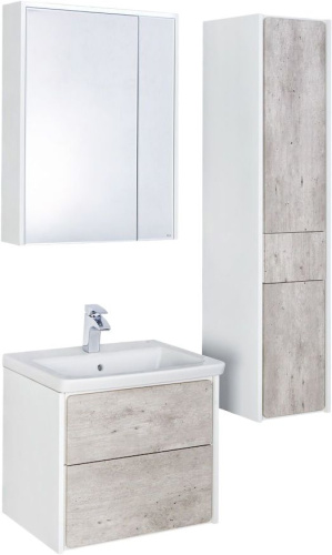 Мебель для ванной Roca Ronda 60 белая, бетон фото 3