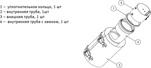 Муфта Protherm разъёмная 60/100 мм фото 2