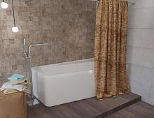 Штора для ванной Aima Design У37612 200x240, двойная, бежевая