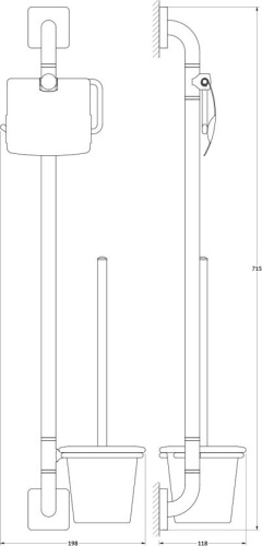 Стойка Ellux Avantgarde AVA 074 фото 2