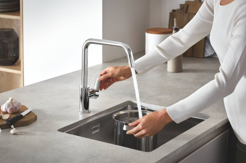 Смеситель Grohe Eurosmart 30567000 для кухонной мойки фото 4