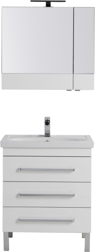 Мебель для ванной Aquanet Сиена 70 напольная белая фото 12 Мебель для ванной Aquanet Сиена 70 напольная белая фото 12