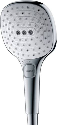 Душевая лейка Hansgrohe Raindance Select E 26521400 белый - хром фото 2