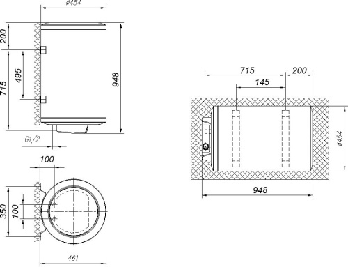 37 500 руб. Водонагреватель Gorenje GBFU100SMB6 фото 6 Водонагреватель Gorenje GBFU100SMB6 фото 6