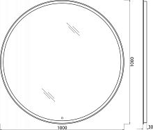 Зеркало BelBagno SPC-RNG-1000-LED-TCH
