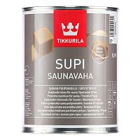 TIKKURILA SUPI SAUNAVAHA воск защитный для бани и сауны (1л)