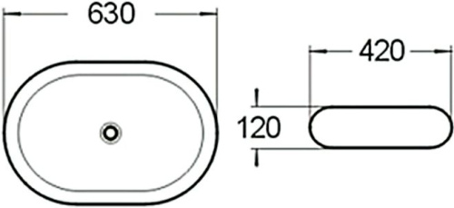 Раковина SantiLine SL-1035 фото 2