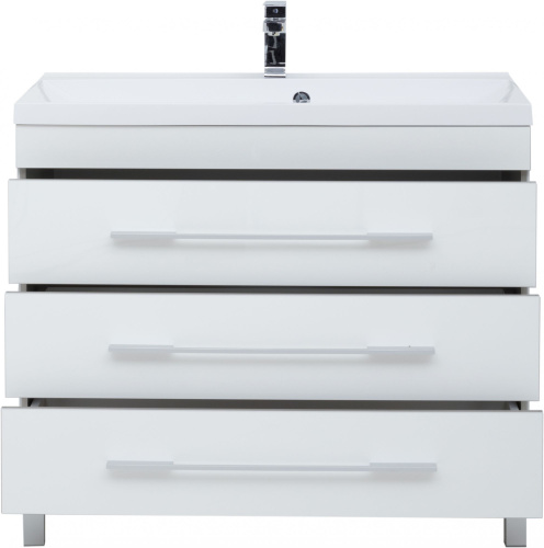 Мебель для ванной Aquanet Верона 100 белая фото 13
