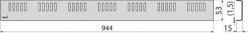 Душевой лоток AlcaPlast APZ1104-950 95 см фото 5