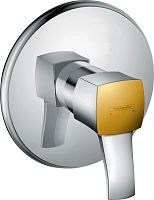 Смеситель Hansgrohe Metropol Classic 31365090 для душа, хром - золото