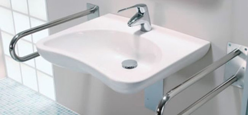 Раковина Jika Mio 8137140001049 для людей с ограниченными возможностями фото 5