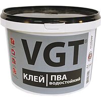 VGT ПВА КЛЕЙ ВОДОСТОЙКИЙ СТОЛЯРНЫЙ для работ по дереву, внутри и снаружи помещения (0,28кг)