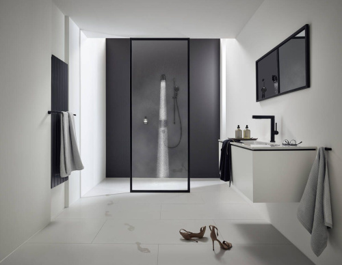 Полотенцедержатель Hansgrohe AddStoris 41747670 матовый черный