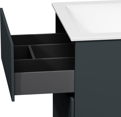 Мебель для ванной AM.PM Tender 60 напольная, графит фото 8 Мебель для ванной AM.PM Tender 60 напольная, графит фото 8