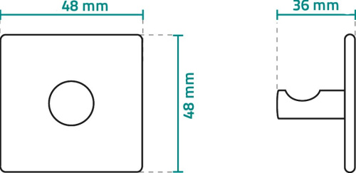 Крючок Ridder 131040211 самоклеящийся, бежевый фото 2