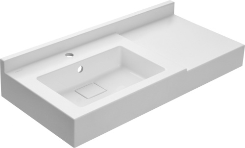 Мебель для ванной AQUATON Сакура 100 L, ольха наварра, белая фото 5