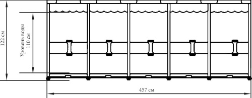 Каркасный бассейн Intex Metal Frame 28242 457x122 см фото 7