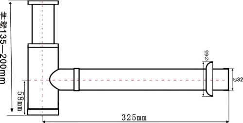 Сифон для раковины SantiLine SL-115 черный фото 2