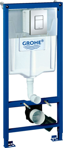 Комплект Grohe Rapid SL 38772001 3 в 1 с кнопкой смыва + Чаша для унитаза + Крышка-сиденье фото 4