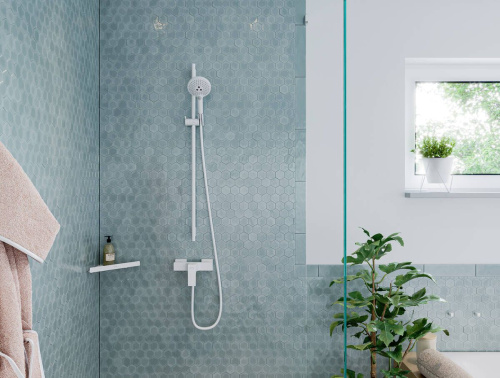 Душевая лейка Hansgrohe Raindance Select S 26531700 матовая белая фото 3
