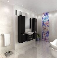 Мебель для ванной AQUATON Ария М 65 черный глянец